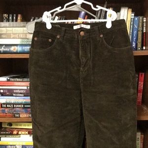 Dark Brown Corduroy pants. Straight legs